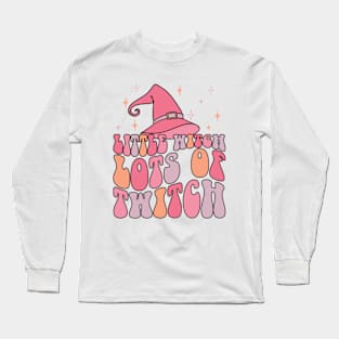 little witch lots of twitch Long Sleeve T-Shirt